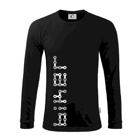 Biker nápis na výšku řetěz