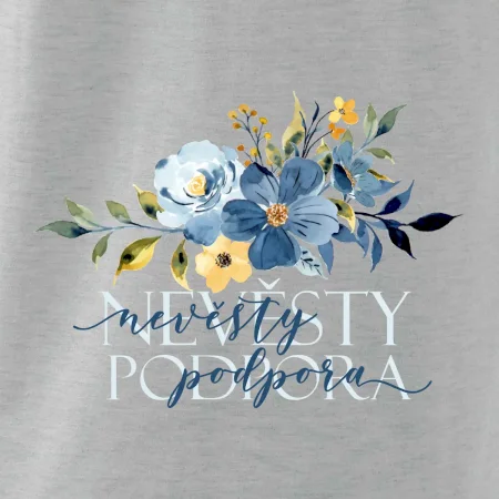 Nevěsty podpora květy modré