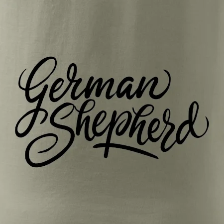 German shepherd - nápis okrasny - nápis okrasný