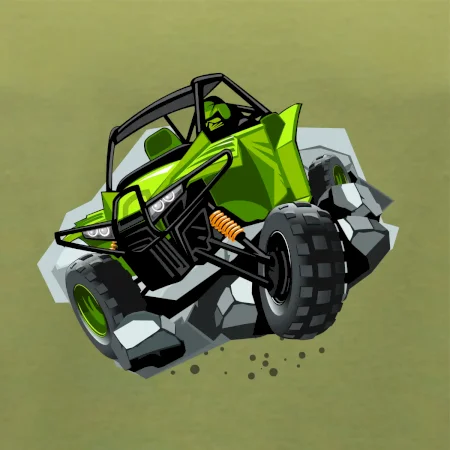 ATV bugina zelená