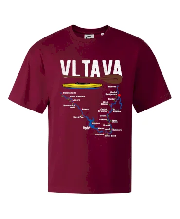 Mapa řeky Vltavy