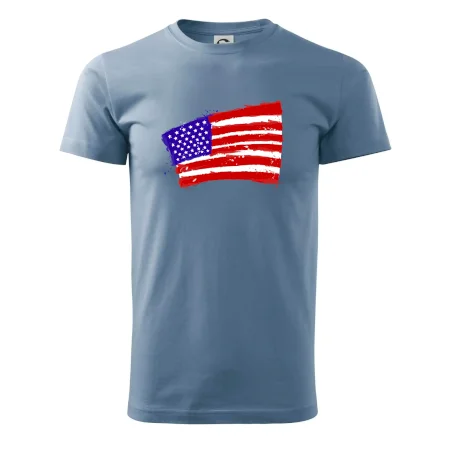 Americká vlajka ohnutá