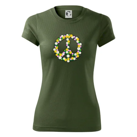 Peace symbol kopretiny