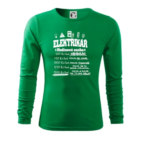 Elektrikář hodinová sazba