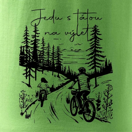 Cyklistika  - Jedu s tátou na výlet - Táta a dcera