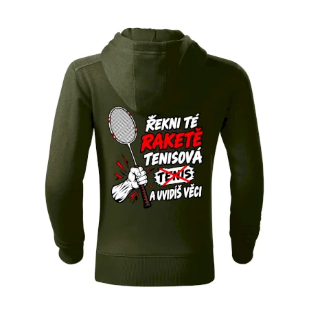 Badmintonová raketa není tenisová