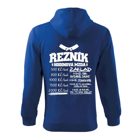 Hodinová mzda řezník