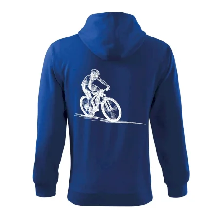 MTB kreslený cyklista