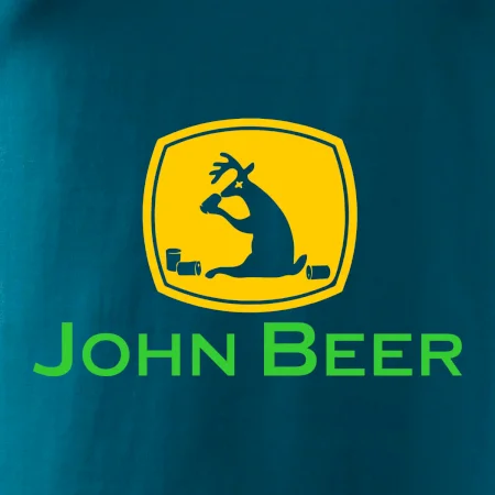 John Beer jelen s pivem