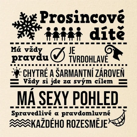 Narozeniny prosinec
