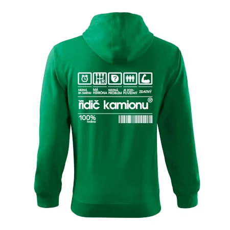 Čárový kód řidič kamionu