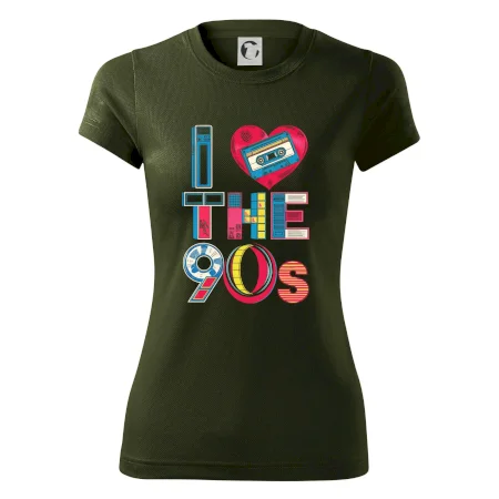 I love 90s - srdce a kazeta