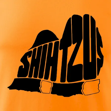 Shih-tzu - nápis v těle