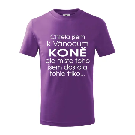 Chtěla jsem k Vánocům koně