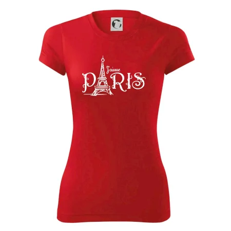 Paris nápis Eiffelovka rovný