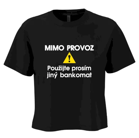 Mimo provoz - použijte jiný bankomat