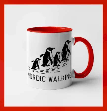 Nordic walking tučňáci - vintage