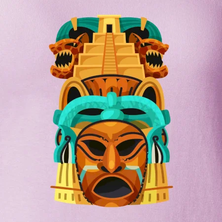 Mayové maska s pyramidou