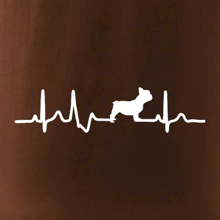 EKG Francouzský buldoček z boku