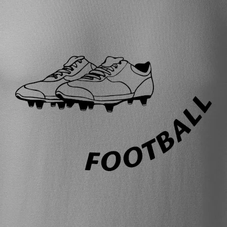 FOOTBALL nápis šikmo