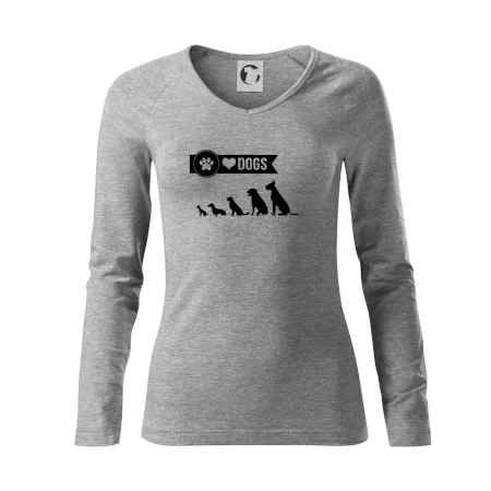 I love dogs - tlapka