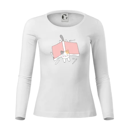 Učení na státnice kočka
