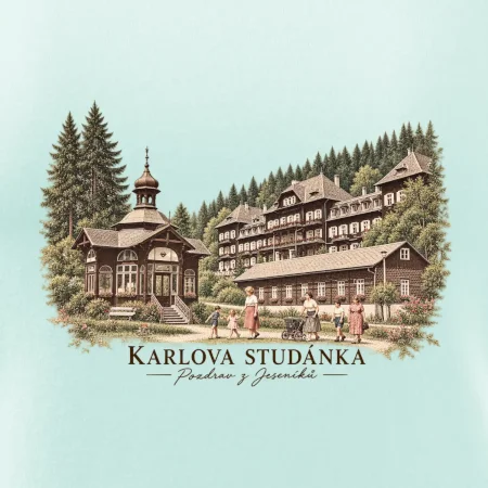 Karlova studánka pozdrav z jeseníků