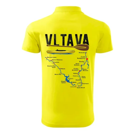 Mapa řeky Vltavy