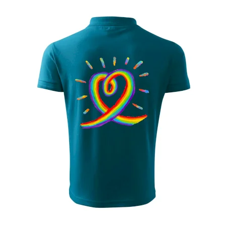 Srdce pride duha kreslená
