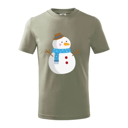 Sněhulák se šálou