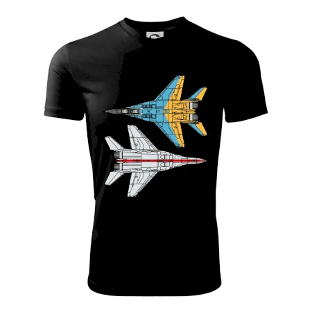 Mig 29 Fulcrum ze spoda a ze zhora