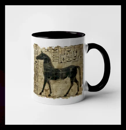 Egyptské hieroglyfy kůň