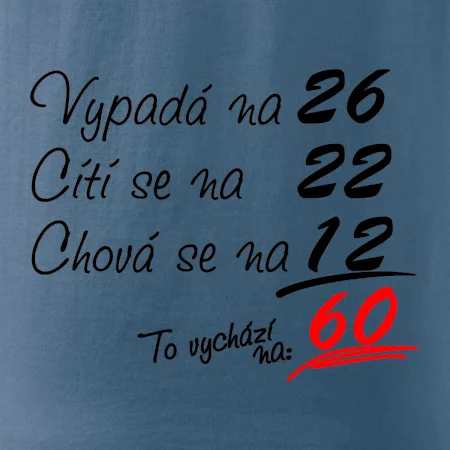 Vypadá, cítí se, chová se - 60 let