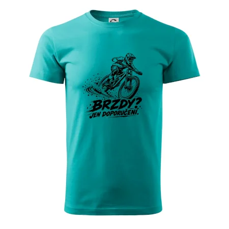 Brzdy jen doporučení - biker v zatáčce