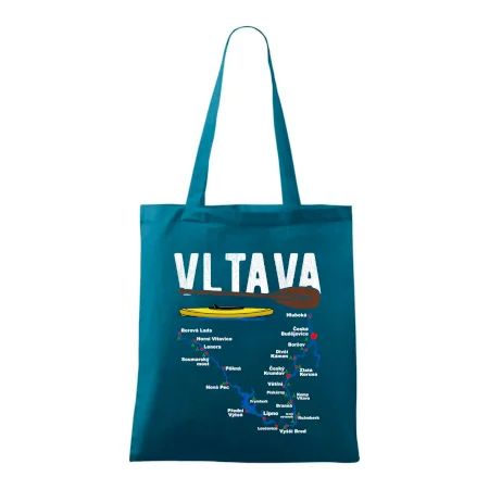 Mapa řeky Vltavy