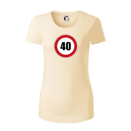 Dopravní značka - omezení rychlosti 40