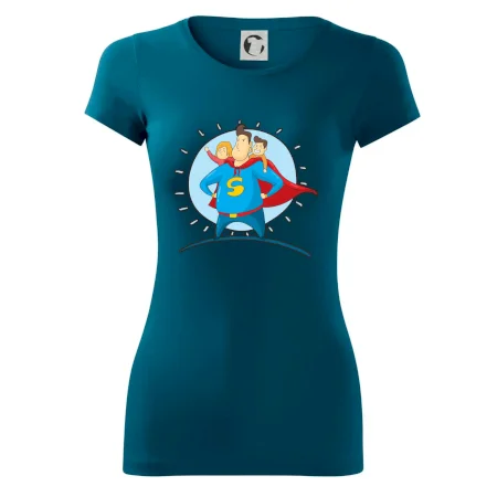 Táta superman - holka a kluk