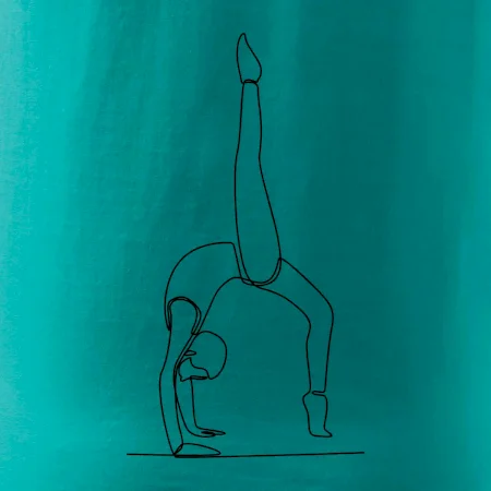 Gymnastika na rukou jedním tahem