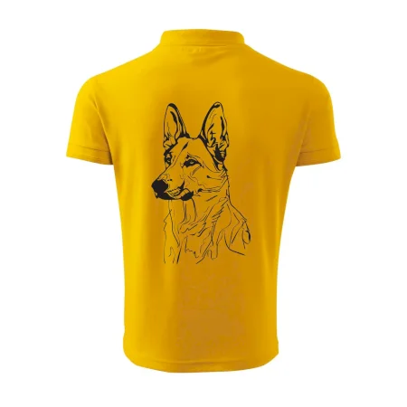Německý ovčák černá kresba