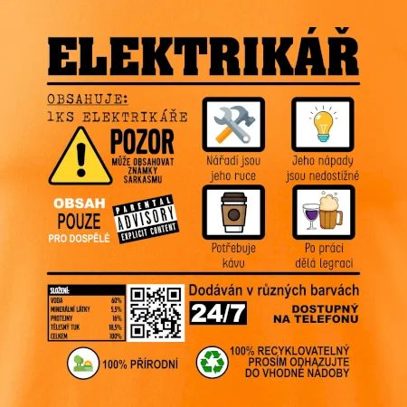Profese - informace o produktu - elektrikář