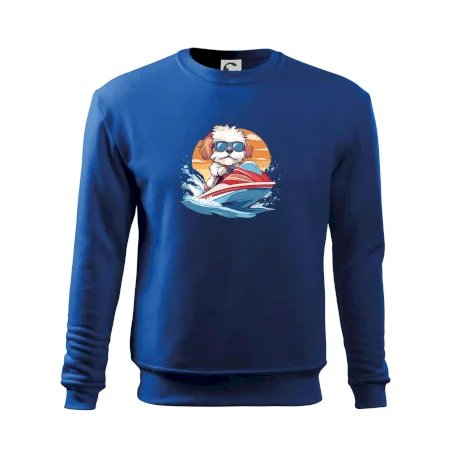 Bišonek na vodním skútru