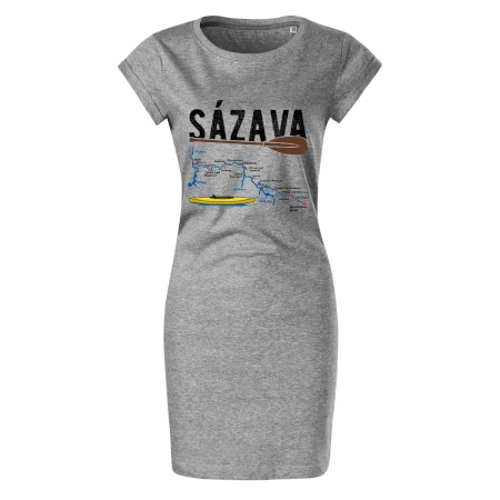 Mapa řeky Sázavy