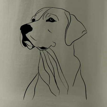 Labrador černá kresba