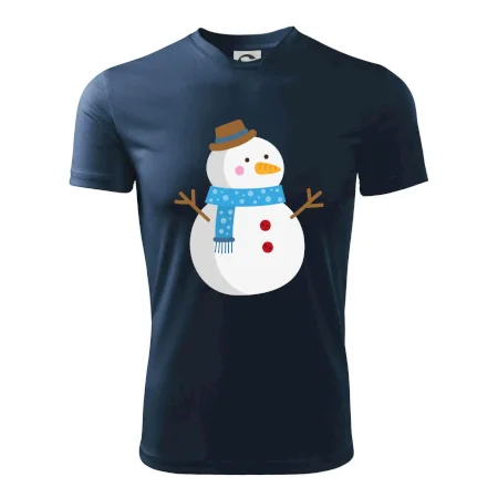 Sněhulák se šálou