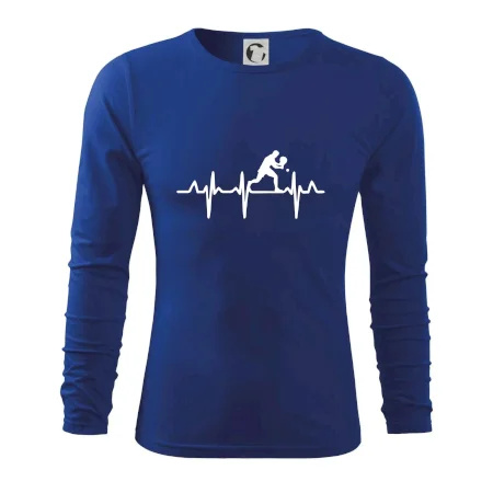 EKG stolní tenista stojící