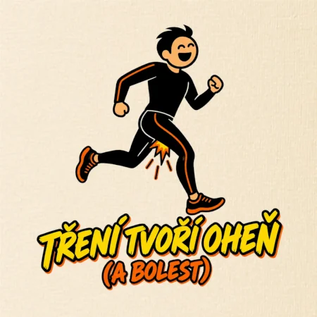 Běžecké tření tvoří oheň