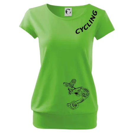 Cycling nápis šikmo