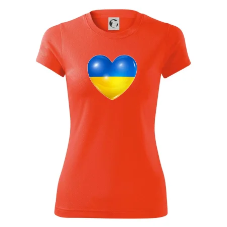 Ukrajina srdce vlajka