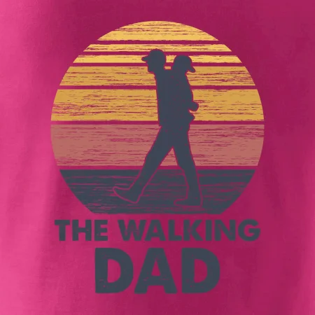 The walking dad - tata s dítětem na zádech
