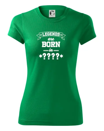 Legends are born in (tvůj měsíc narození)